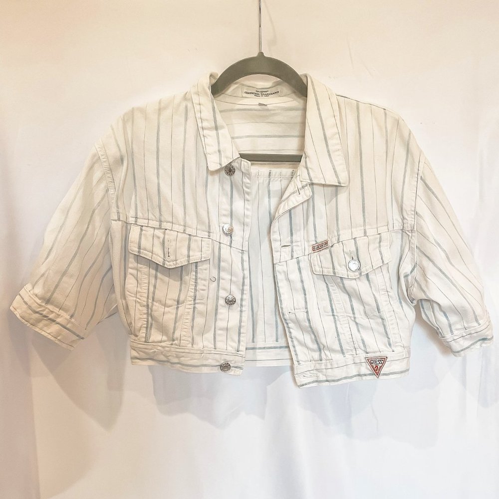 GUESS by Marciano- VINTAGE Cropped Denim Jacket